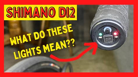 di2 junction box lights meaning green then green and red|shimano di2 lights meaning.